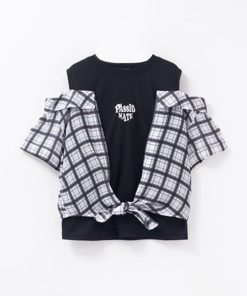 RICH MIX フェイクシャツブラウス キッズ商品画像-1