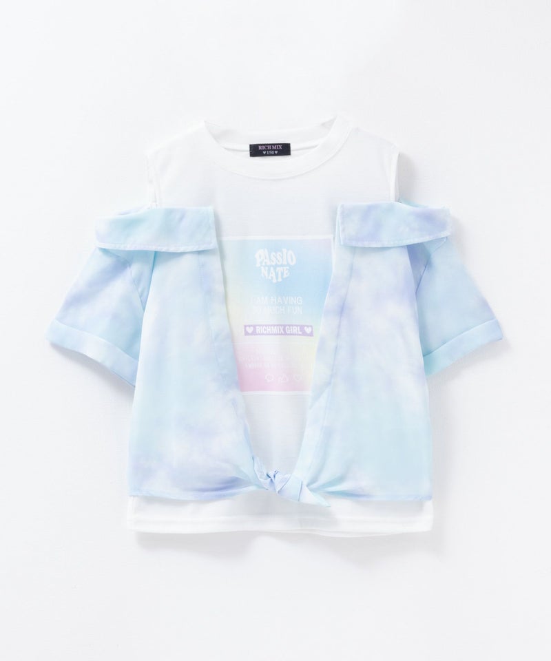 RICH MIX  フェイクシャツブラウス キッズ商品画像-3