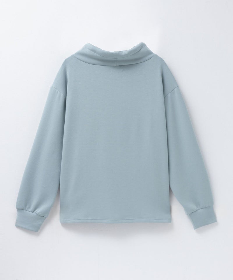 NAVY  ポンチ素材 もちもちスウェット上下セット レディース商品画像-22