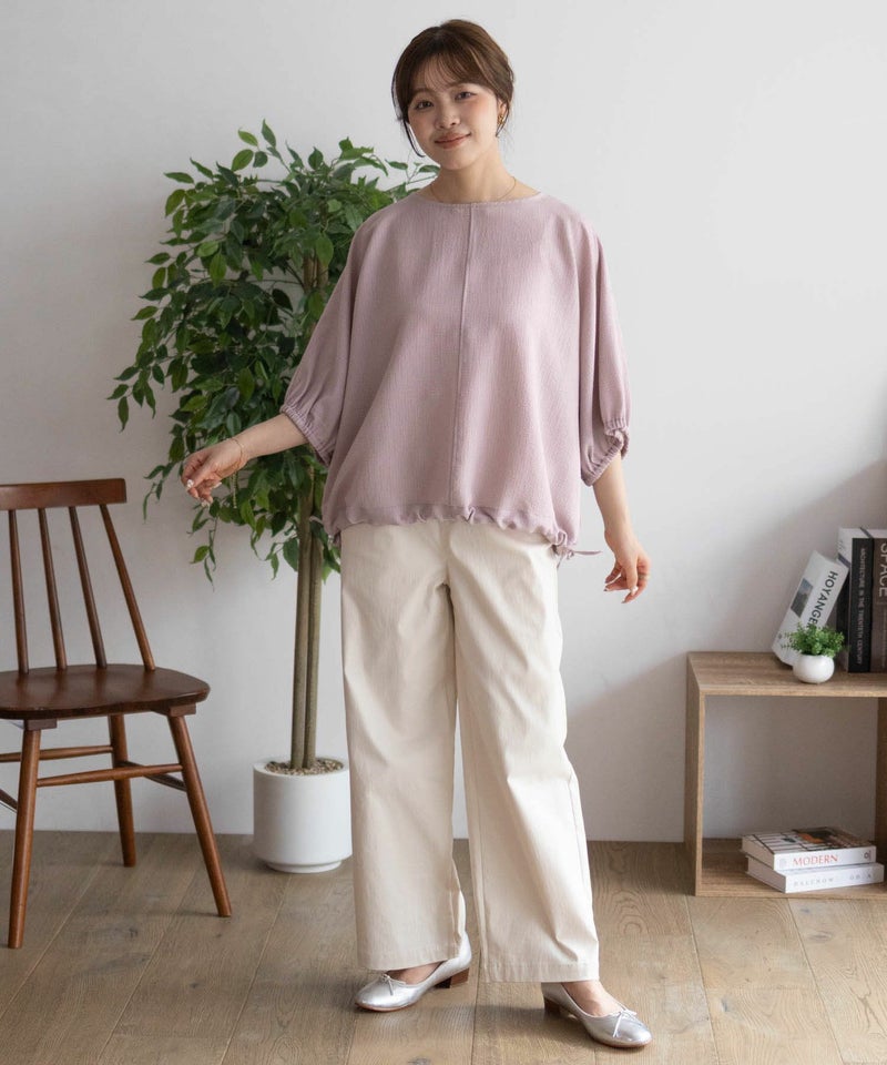 nAvy  裾サイドシャーリングブラウス レディース商品画像-27