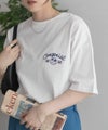 UNDERWRAPS 刺繍ラウンドビッグTシャツ レディース メール便 対応商品商品サムネイル-5