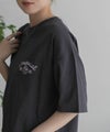 UNDERWRAPS  刺繍ラウンドビッグTシャツ レディース メール便 対応商品商品サムネイル-13