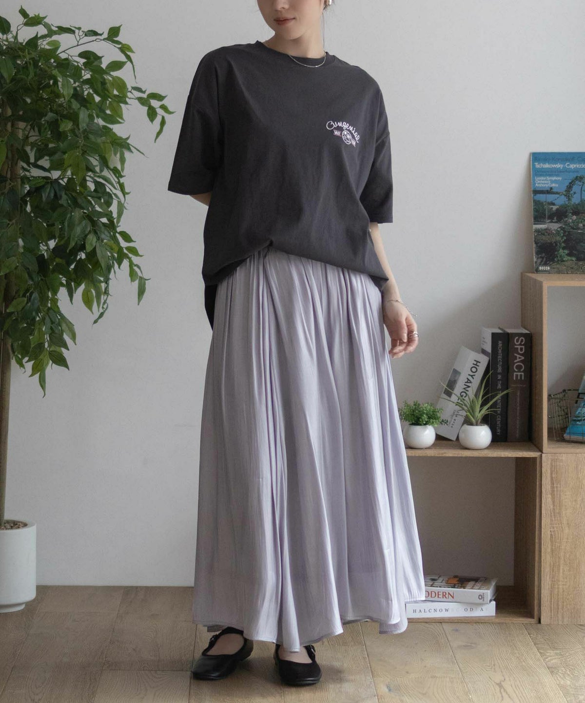 UNDERWRAPS 刺繍ラウンドビッグTシャツ レディース ネコポス 対応商品