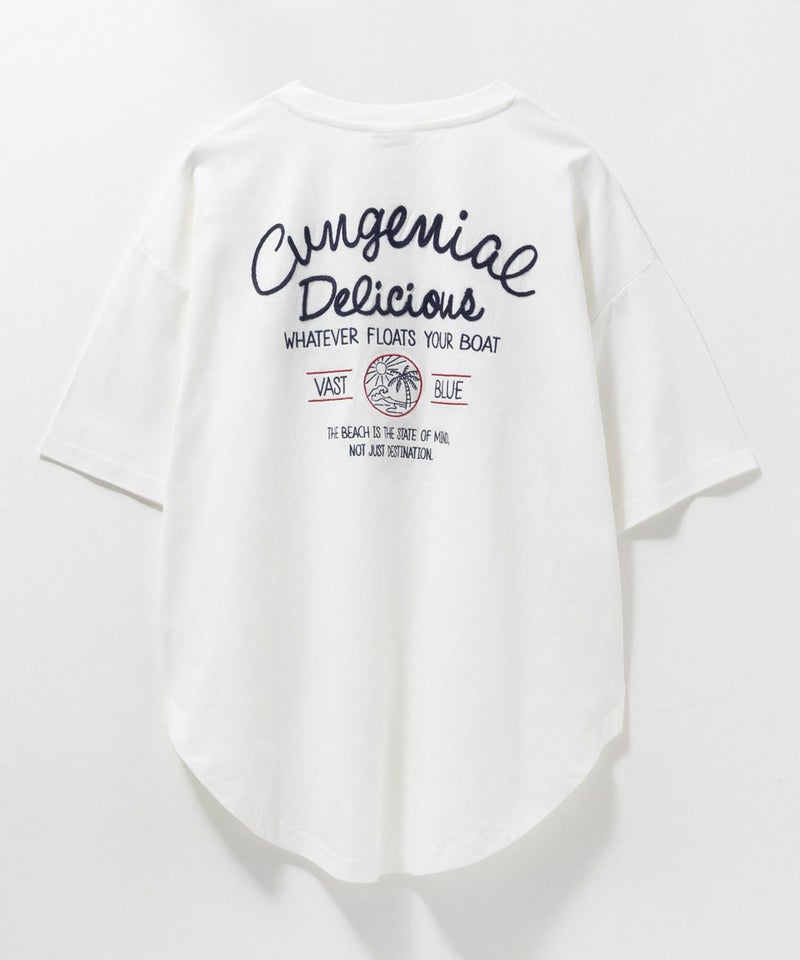 UNDERWRAPS  刺繍ラウンドビッグTシャツ レディース メール便 対応商品商品画像-22