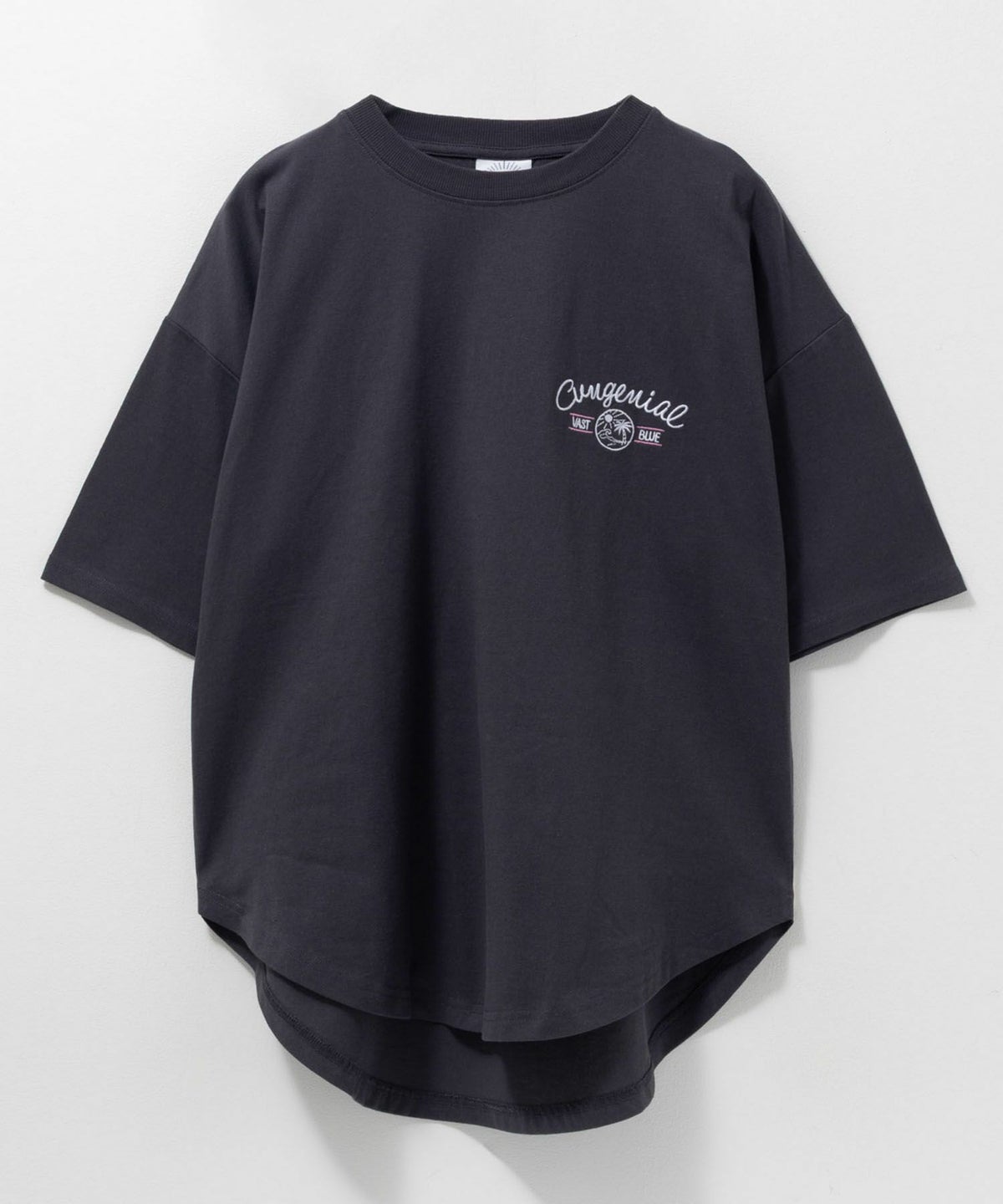 UNDERWRAPS 刺繍ラウンドビッグTシャツ レディース ネコポス 対応商品