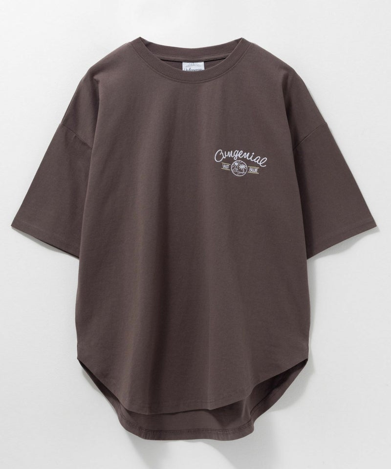 UNDERWRAPS 刺繍ラウンドビッグTシャツ レディース メール便 対応商品商品画像-25