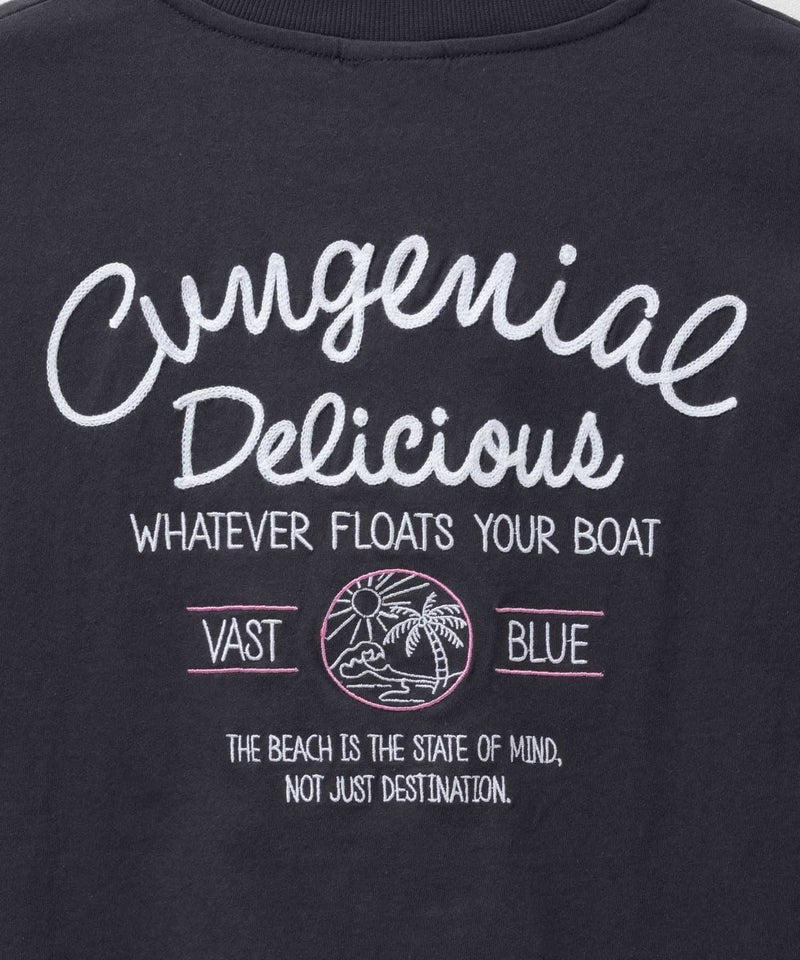 UNDERWRAPS 刺繍ラウンドビッグTシャツ レディース メール便 対応商品商品画像-30