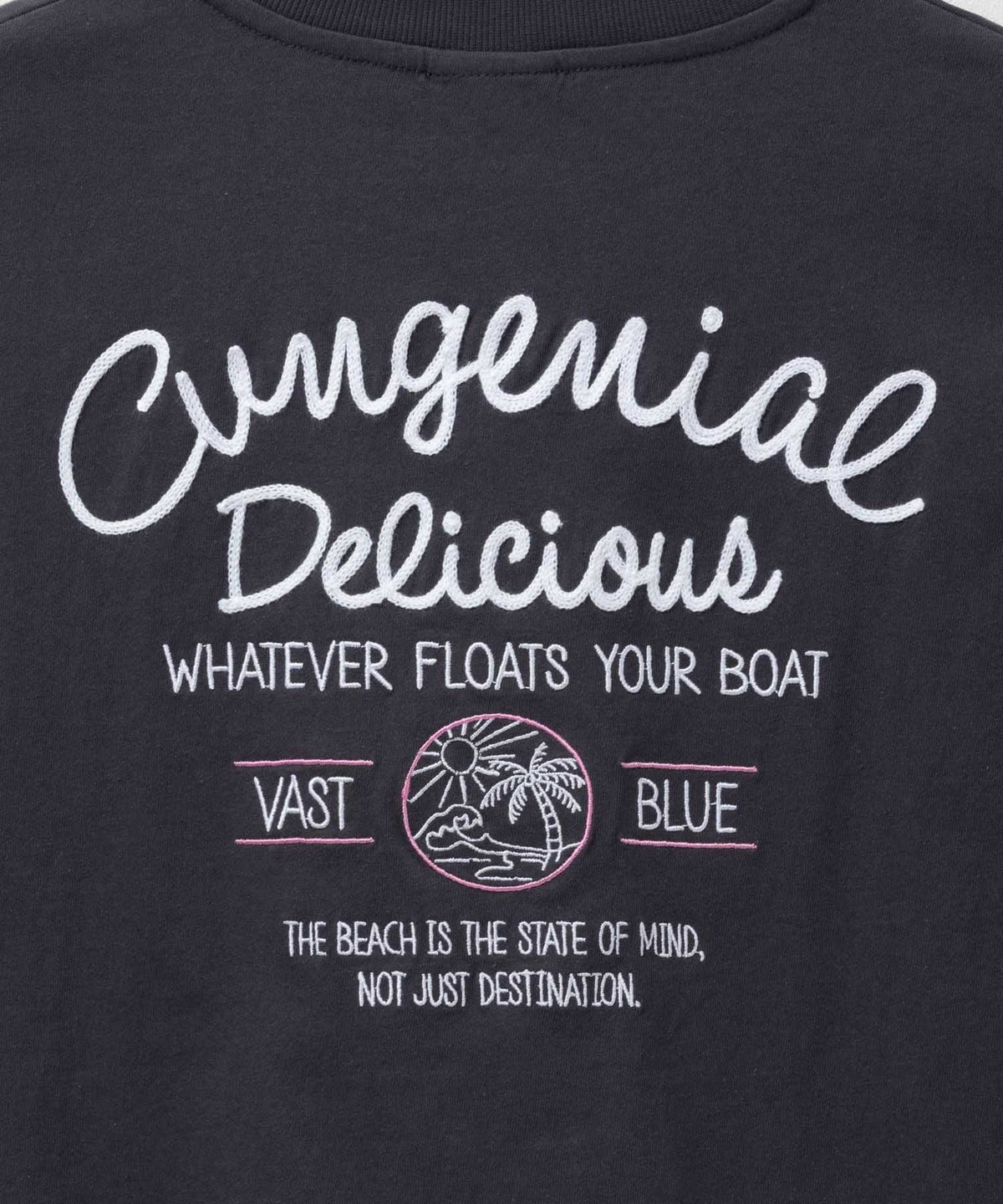 UNDERWRAPS 刺繍ラウンドビッグTシャツ レディース ネコポス 対応商品