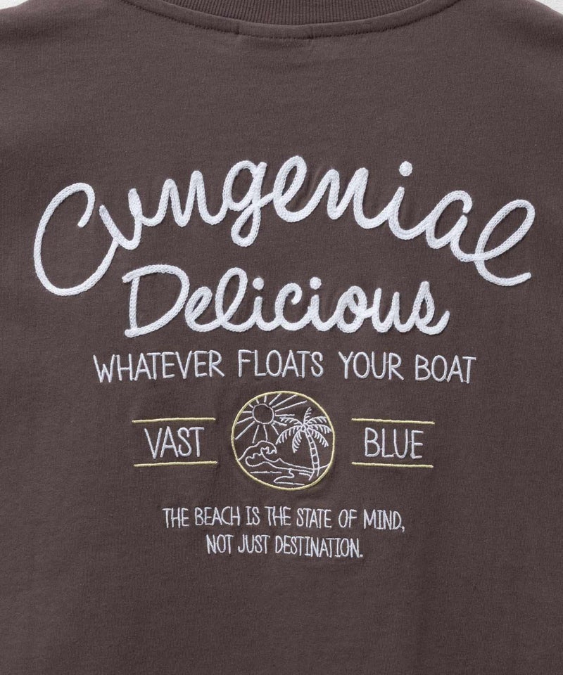 UNDERWRAPS 刺繍ラウンドビッグTシャツ レディース メール便 対応商品商品画像-32