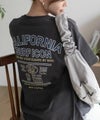 UNDERWRAPS デニム貼り付けスリットビッグTシャツ レディース メール便 対応商品商品サムネイル-2