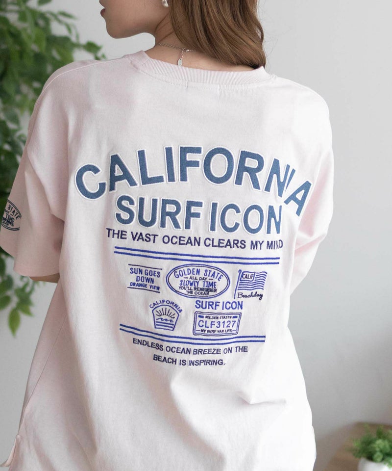 UNDERWRAPS  デニム貼り付けスリットビッグTシャツ レディース メール便 対応商品商品画像-17