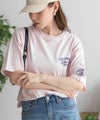 UNDERWRAPS デニム貼り付けスリットビッグTシャツ レディース メール便 対応商品商品サムネイル-18