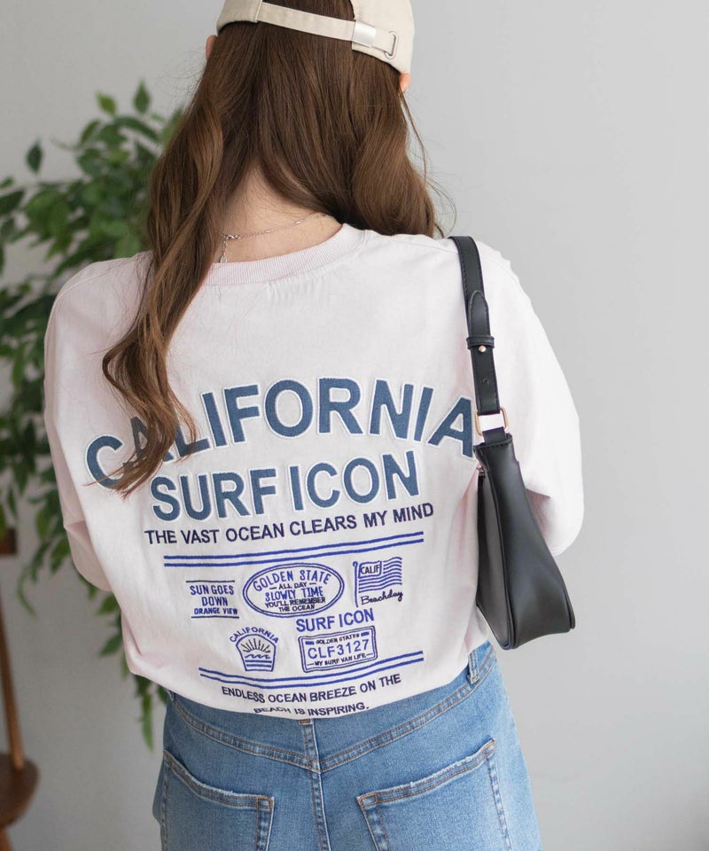 UNDERWRAPS デニム貼り付けスリットビッグTシャツ レディース メール便 対応商品商品画像-19