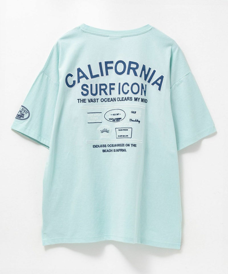 UNDERWRAPS デニム貼り付けスリットビッグTシャツ レディース メール便 対応商品商品画像-22