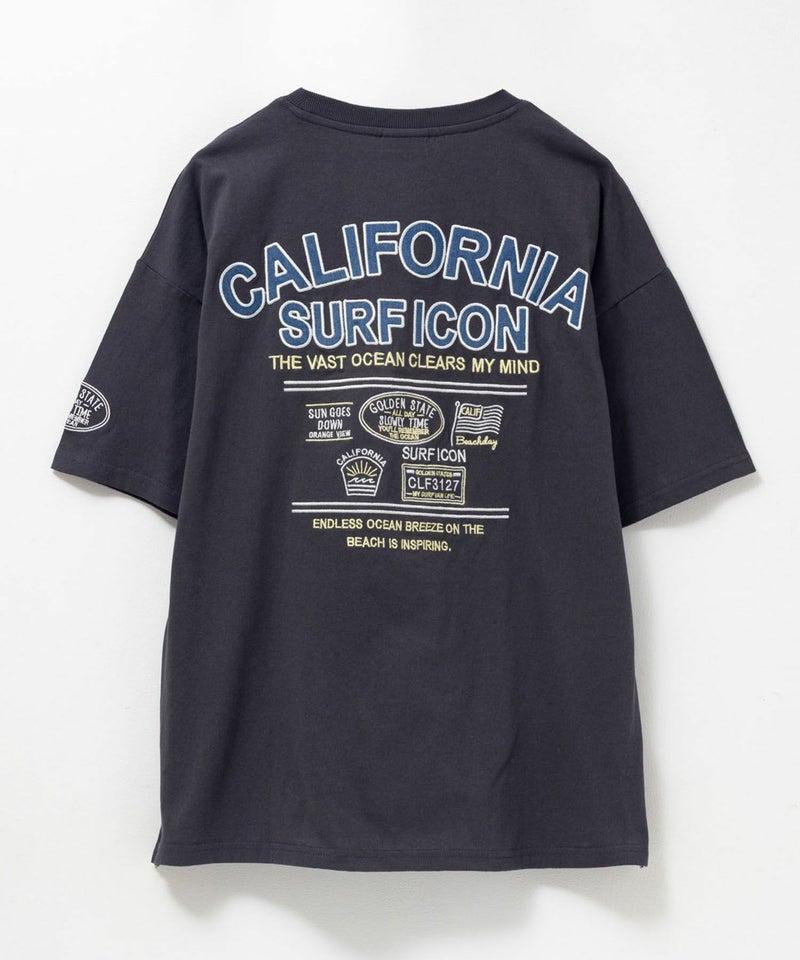 UNDERWRAPS  デニム貼り付けスリットビッグTシャツ レディース メール便 対応商品商品画像-24