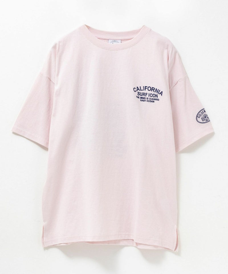 UNDERWRAPS  デニム貼り付けスリットビッグTシャツ レディース メール便 対応商品商品画像-25