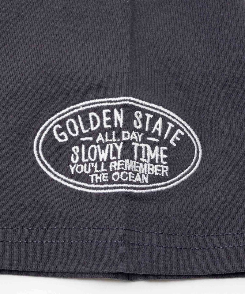 UNDERWRAPS  デニム貼り付けスリットビッグTシャツ レディース メール便 対応商品商品画像-32