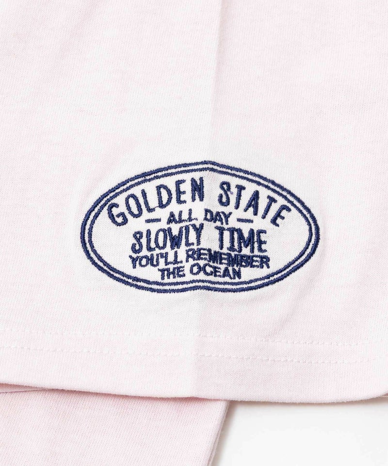 UNDERWRAPS  デニム貼り付けスリットビッグTシャツ レディース メール便 対応商品商品画像-35