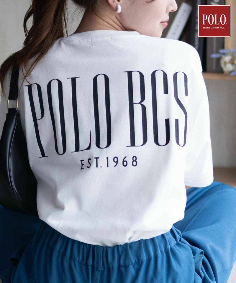 POLO BCS バックロゴプリントTシャツ レディース メール便 対応商品商品画像-1