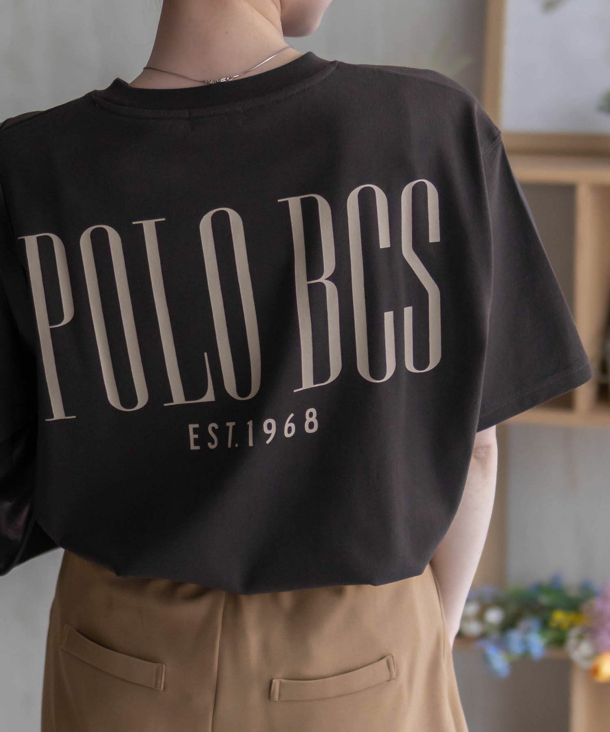 POLO BCS バックロゴプリントTシャツ レディース ネコポス 対応商品