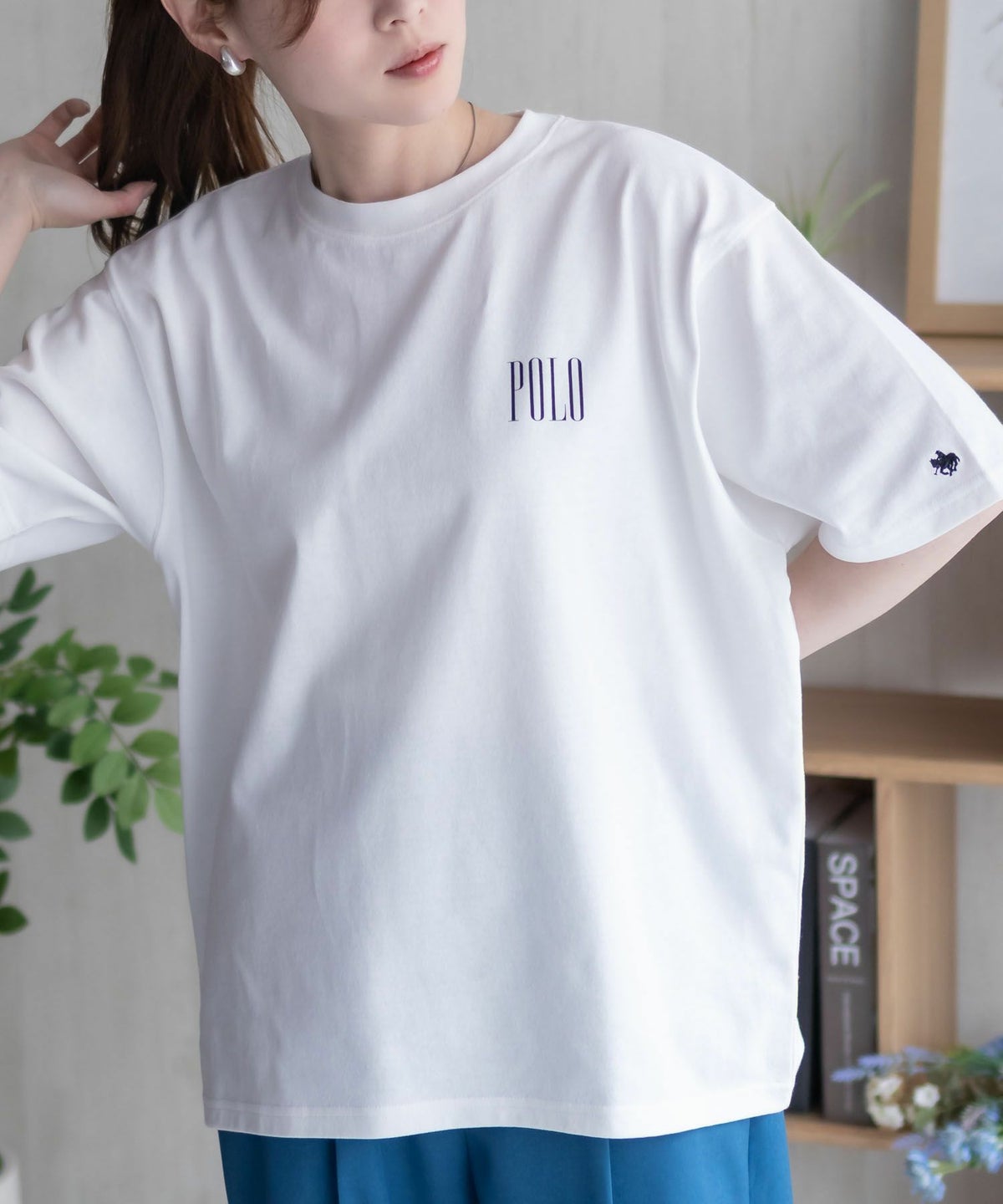 POLO BCS バックロゴプリントTシャツ レディース ネコポス 対応商品