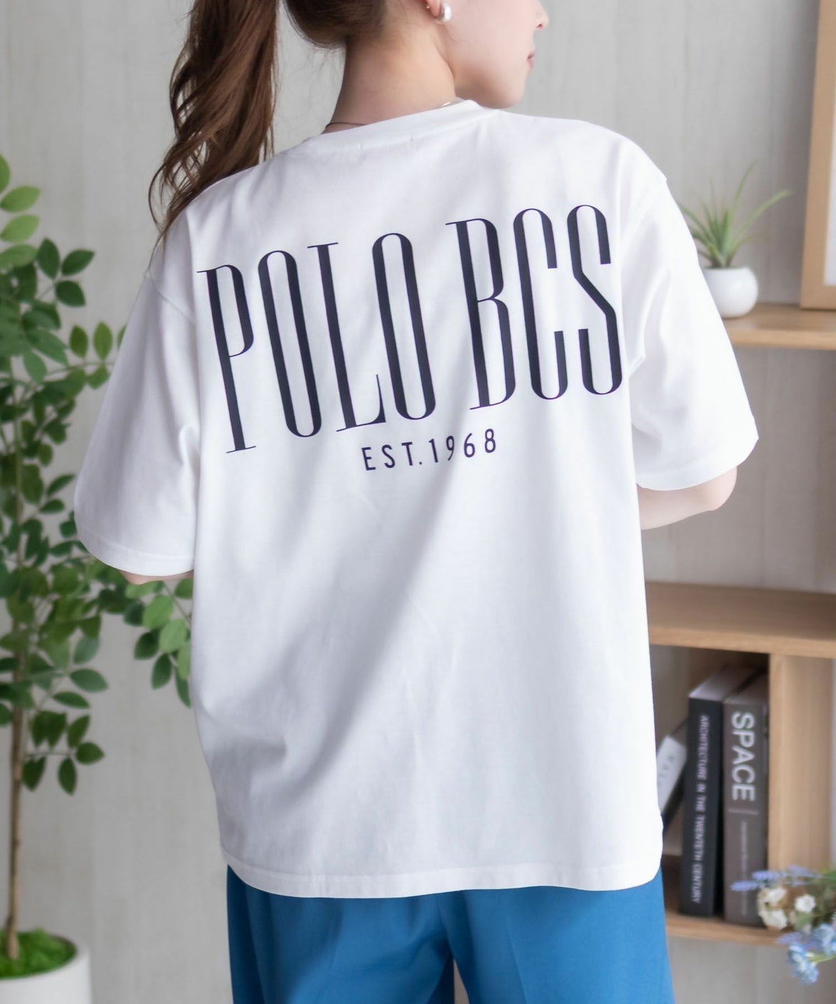 POLO BCS バックロゴプリントTシャツ レディース ネコポス 対応商品