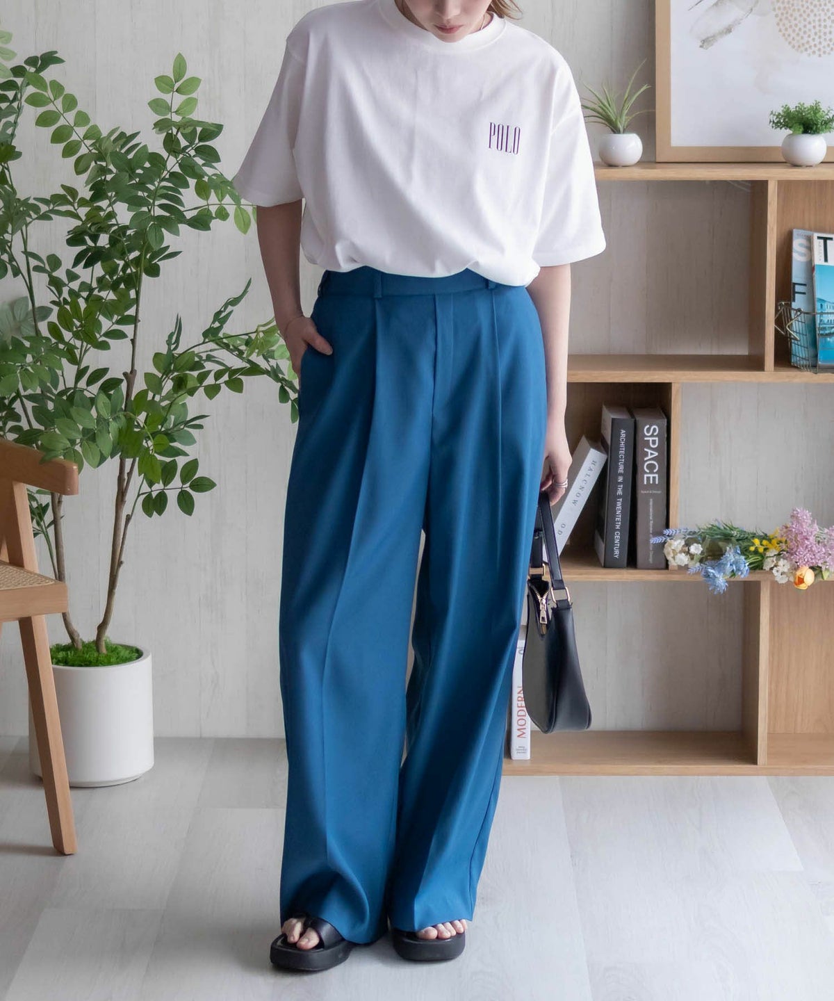 POLO BCS バックロゴプリントTシャツ レディース ネコポス 対応商品