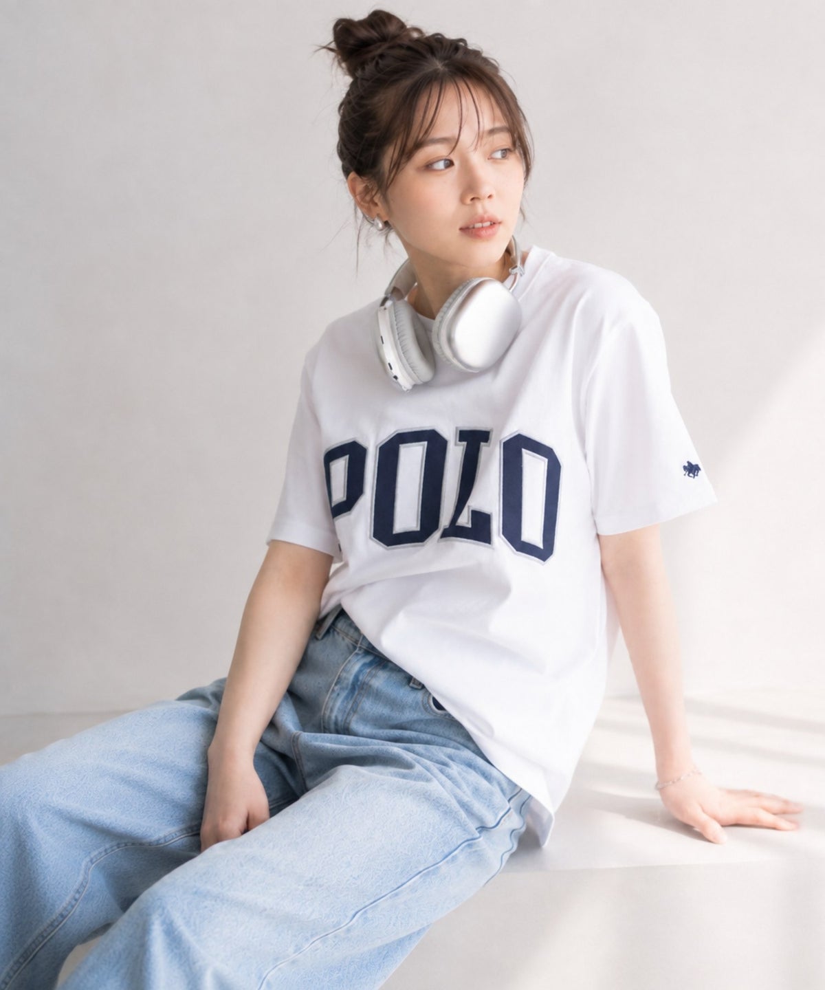 POLO BCS ワッペンクロップドTシャツ レディース ネコポス 対応商品