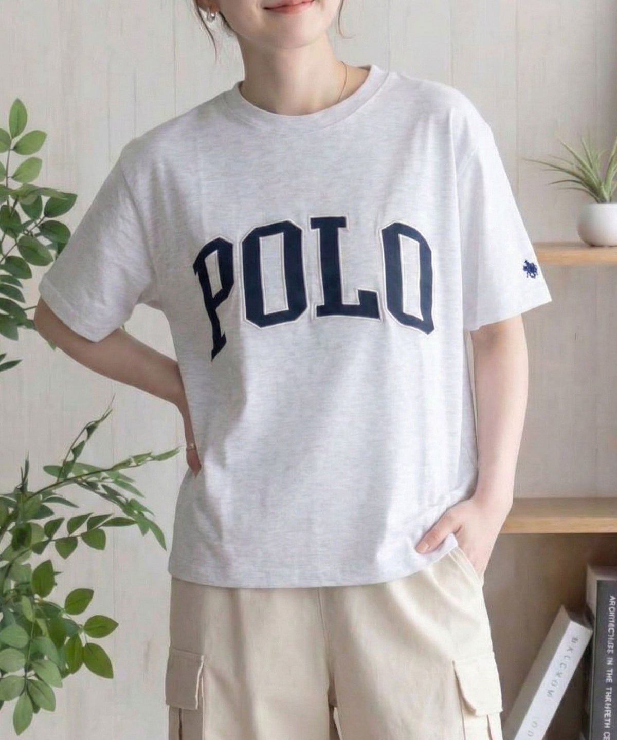 POLO BCS ワッペンクロップドTシャツ レディース ネコポス 対応商品