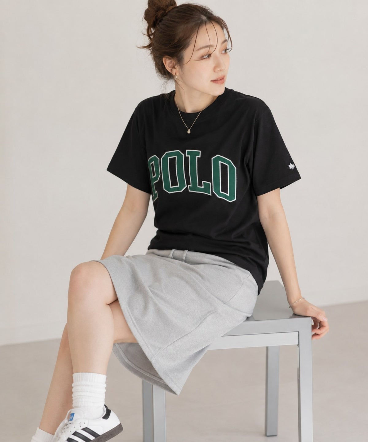 POLO BCS ワッペンクロップドTシャツ レディース ネコポス 対応商品