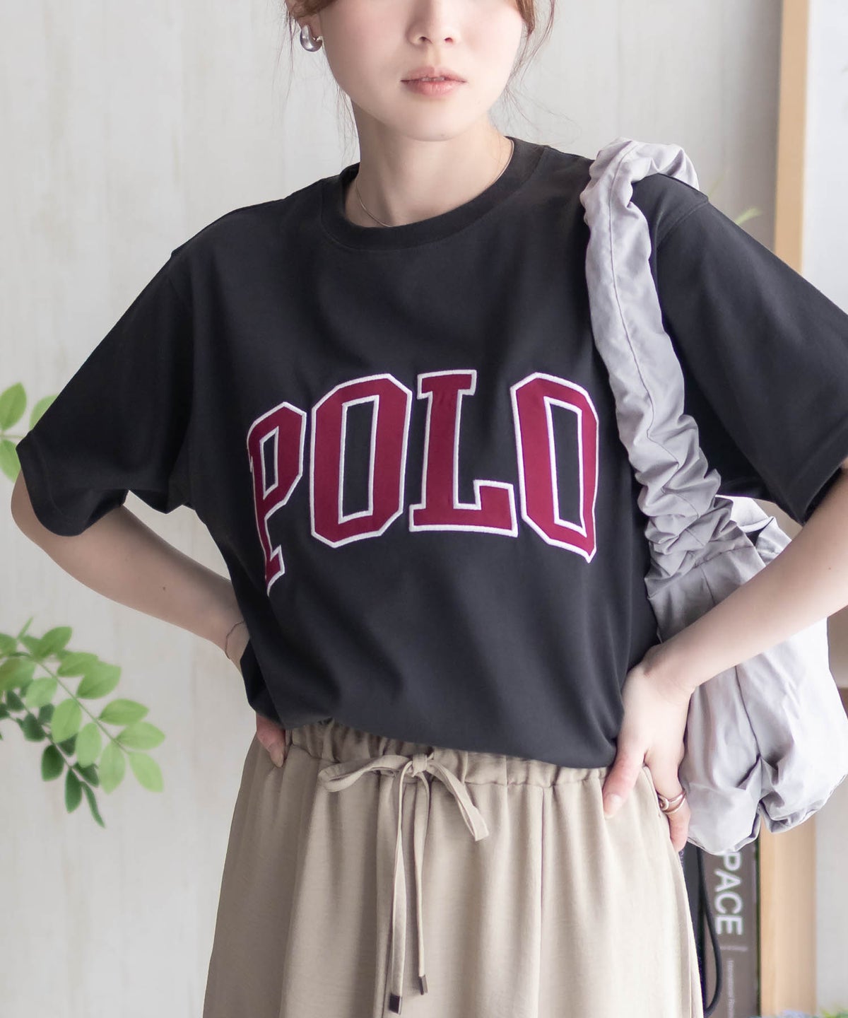 POLO BCS ワッペンクロップドTシャツ レディース ネコポス 対応商品