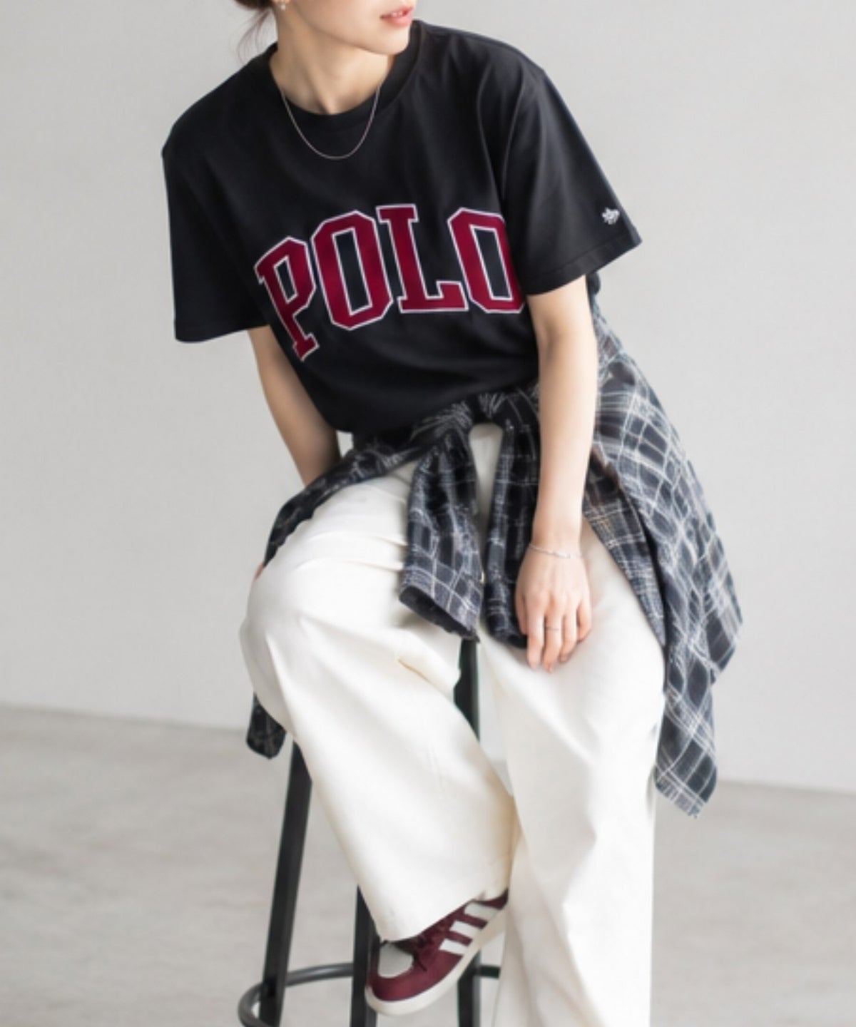 POLO BCS ワッペンクロップドTシャツ レディース ネコポス 対応商品