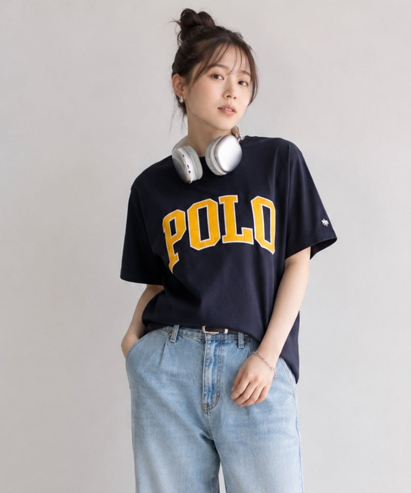 POLO BCS  ワッペンクロップドTシャツ レディース メール便 対応商品商品画像-5