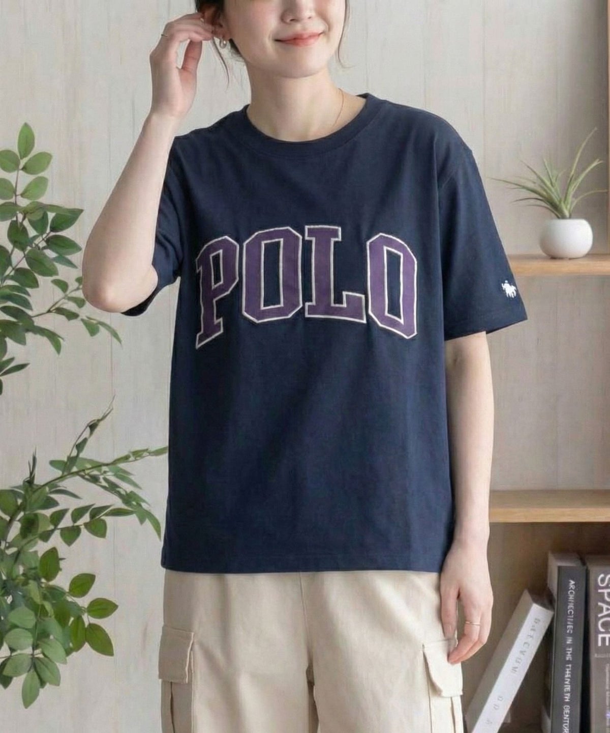 POLO BCS ワッペンクロップドTシャツ レディース ネコポス 対応商品