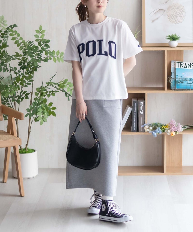 POLO BCS ワッペンクロップドTシャツ レディース メール便 対応商品商品画像-7