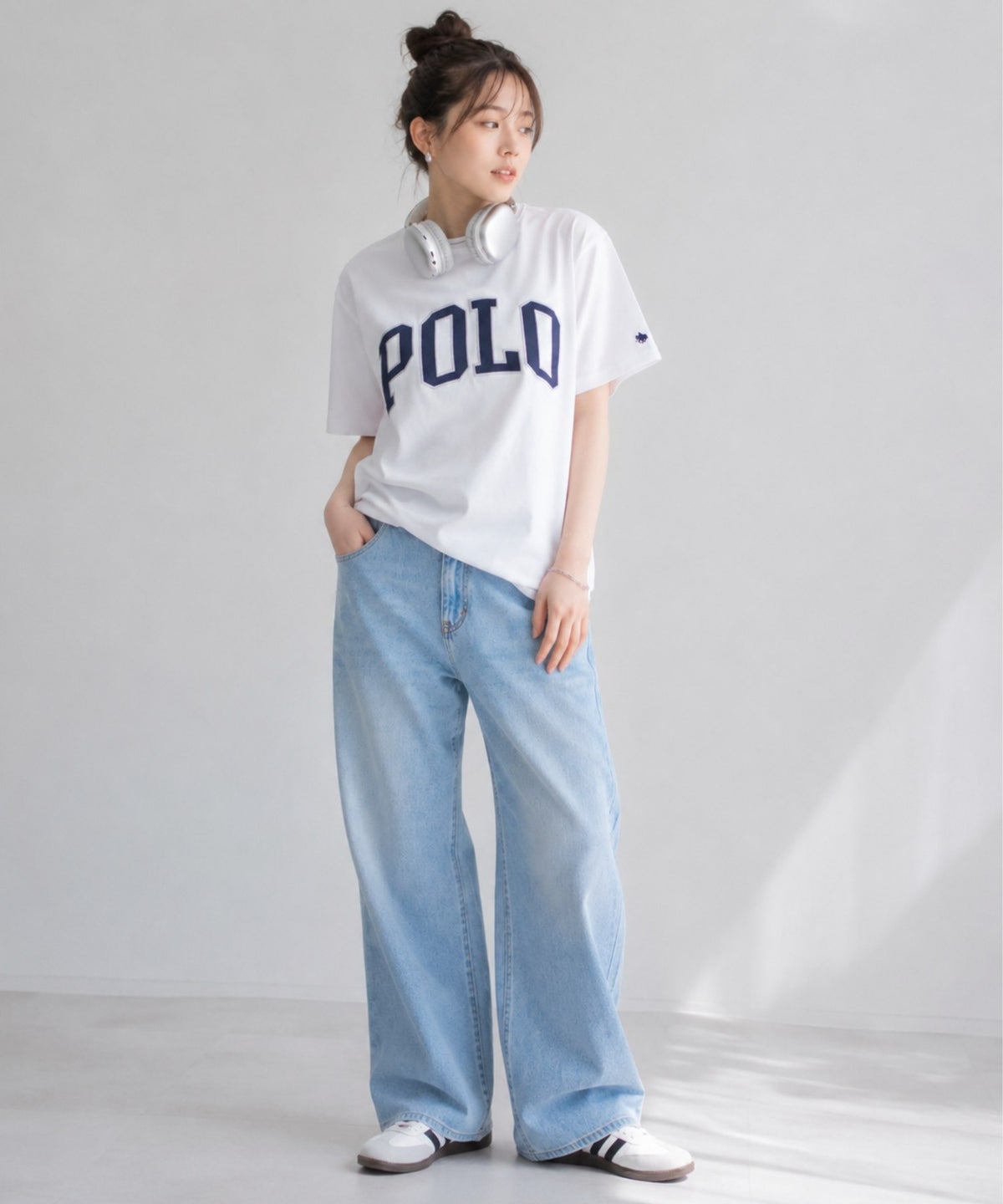 POLO BCS ワッペンクロップドTシャツ レディース ネコポス 対応商品