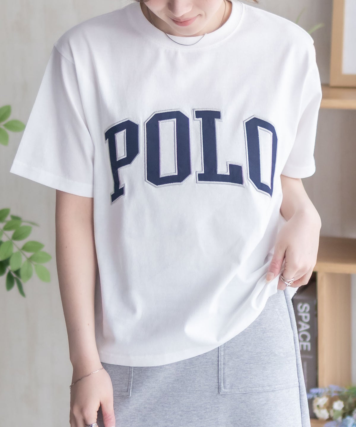 POLO BCS ワッペンクロップドTシャツ レディース ネコポス 対応商品