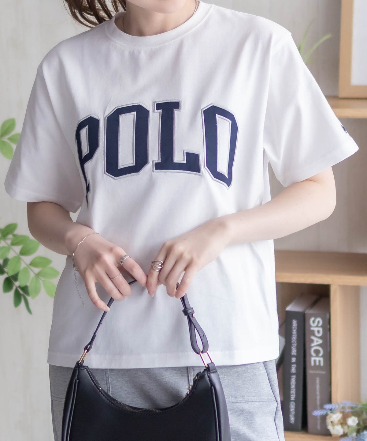 POLO BCS ワッペンクロップドTシャツ レディース ネコポス 対応商品