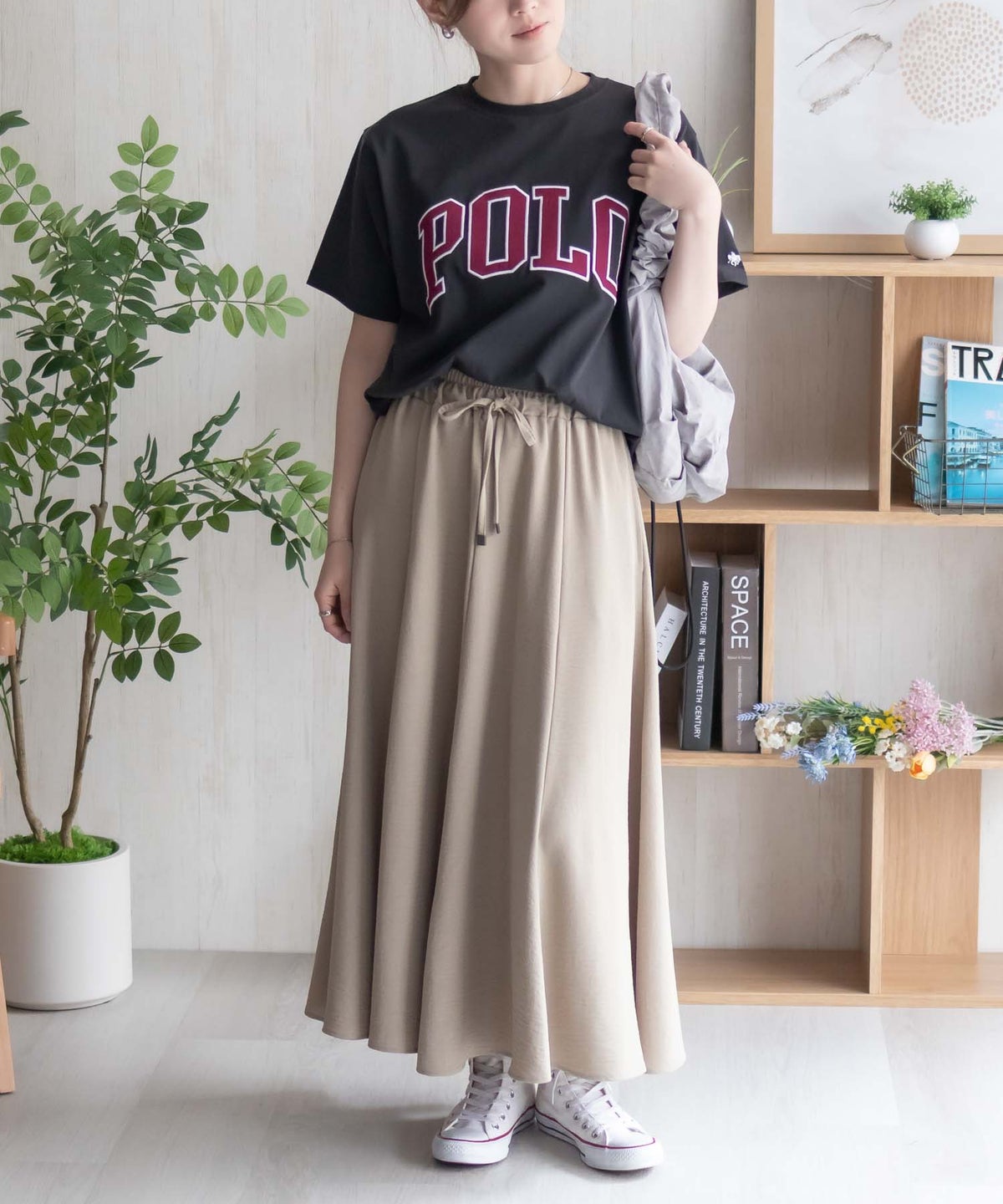 POLO BCS ワッペンクロップドTシャツ レディース ネコポス 対応商品