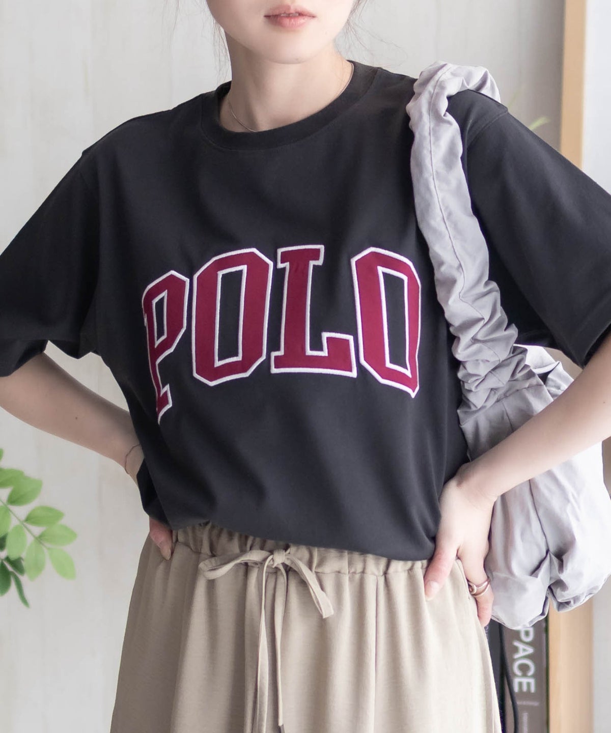 POLO BCS ワッペンクロップドTシャツ レディース ネコポス 対応商品