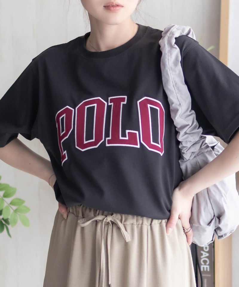 POLO BCS  ワッペンクロップドTシャツ レディース メール便 対応商品商品画像-10