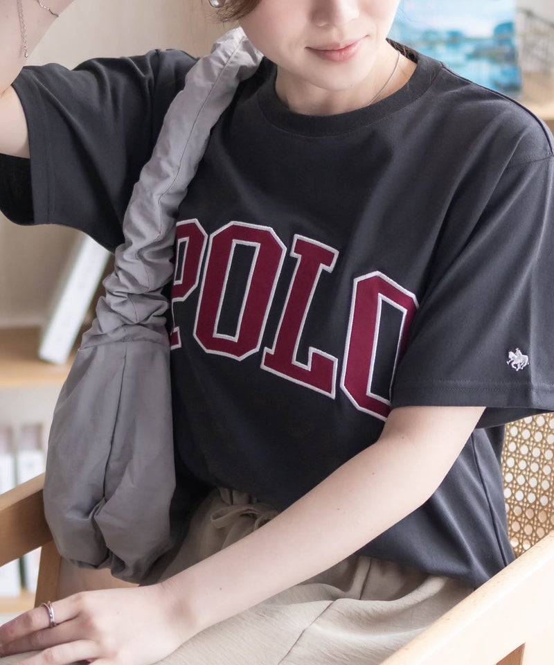 POLO BCS ワッペンクロップドTシャツ レディース メール便 対応商品商品画像-11