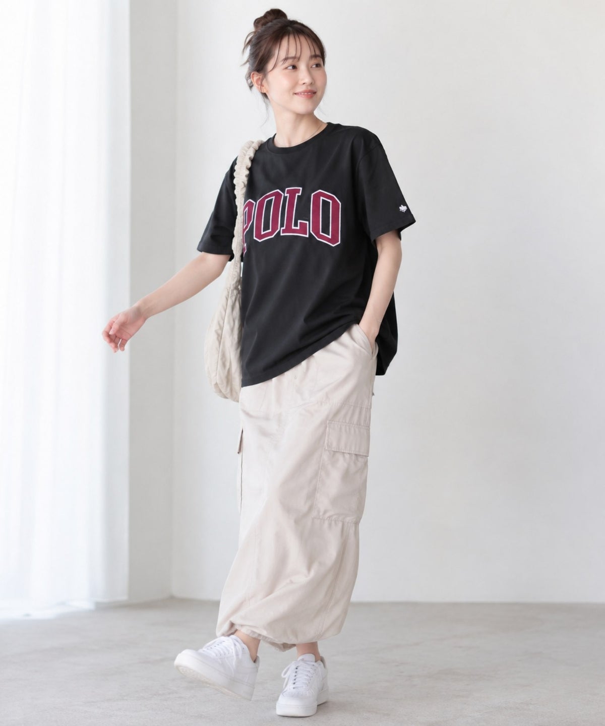 POLO BCS ワッペンクロップドTシャツ レディース ネコポス 対応商品