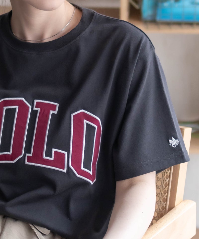 POLO BCS ワッペンクロップドTシャツ レディース メール便 対応商品商品画像-12