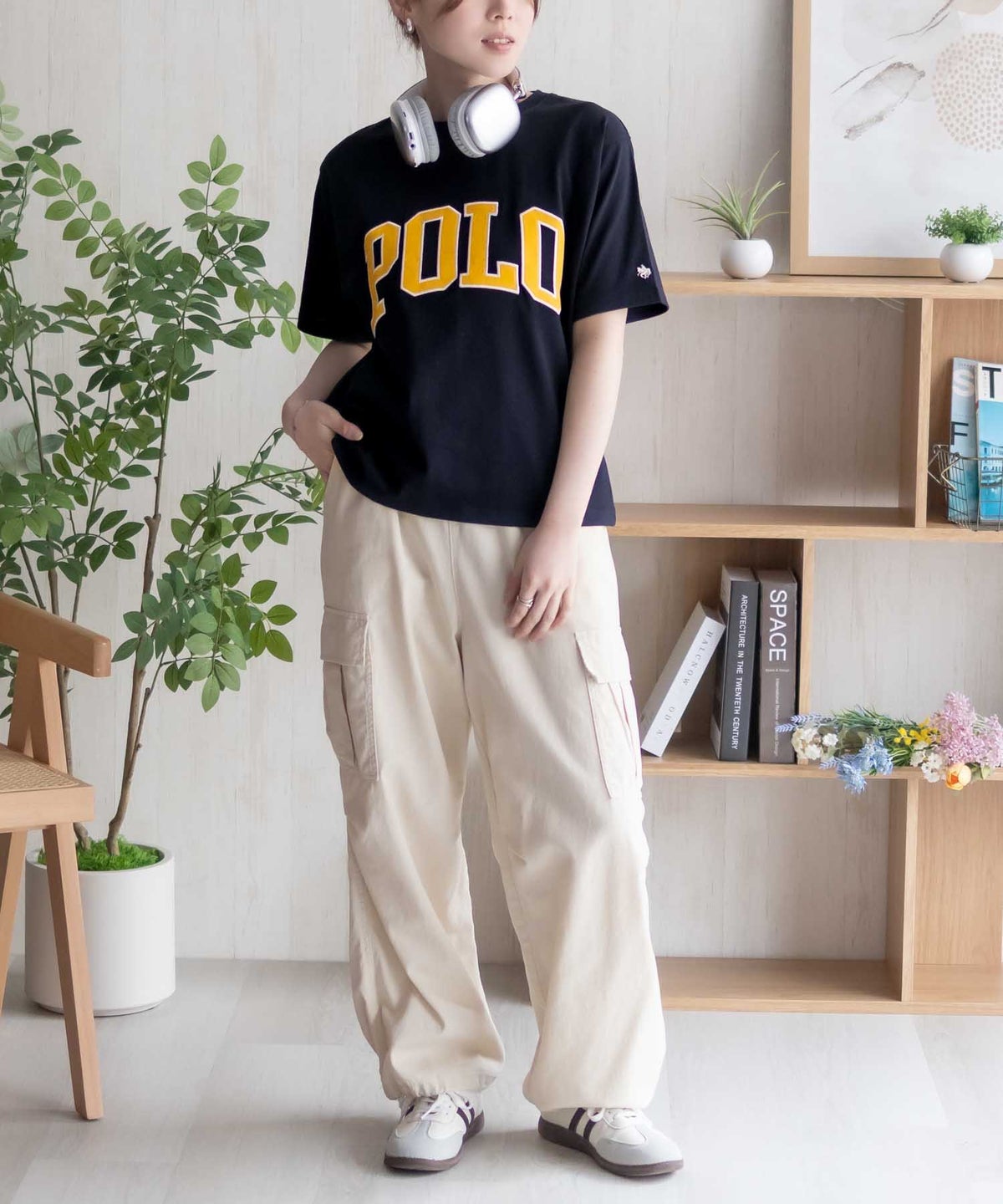 POLO BCS ワッペンクロップドTシャツ レディース ネコポス 対応商品