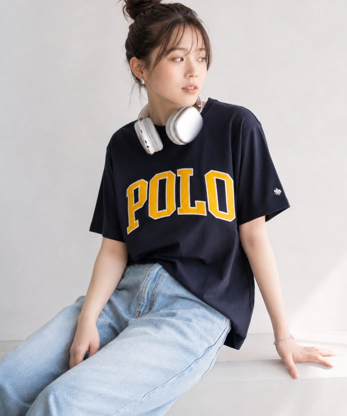 POLO BCS ワッペンクロップドTシャツ レディース ネコポス 対応商品