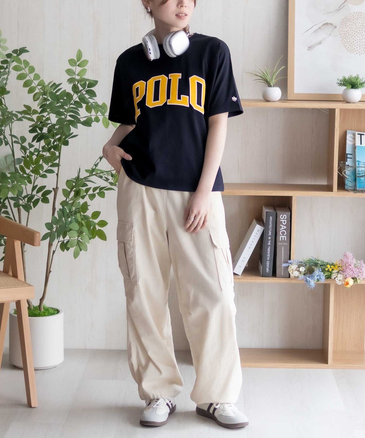 POLO BCS ワッペンクロップドTシャツ レディース ネコポス 対応商品