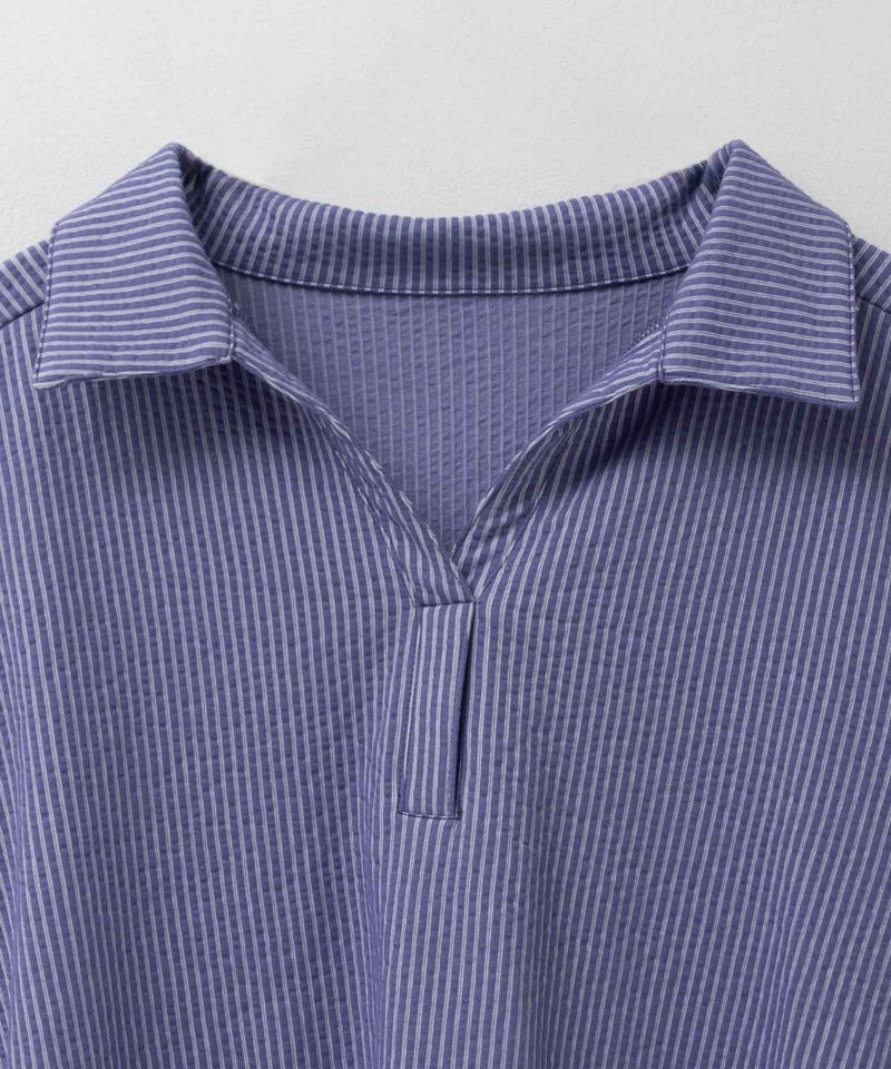 nAvy 襟付きスキッパープルオーバー レディース商品画像-27