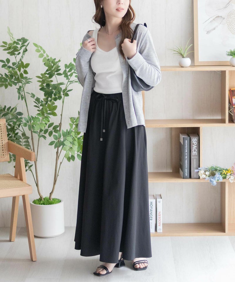 nAvy ハピ楽 カップ付きリブスクエアタンクトップ レディース商品画像-10