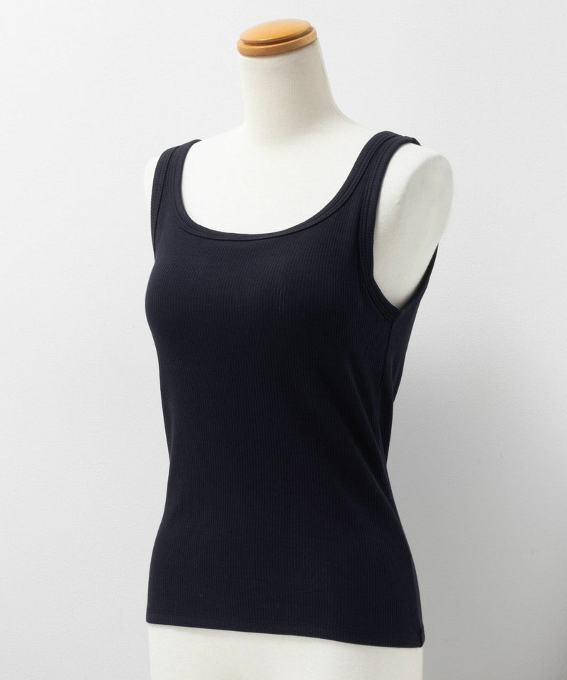 nAvy ハピ楽 カップ付きリブスクエアタンクトップ レディース商品画像-23